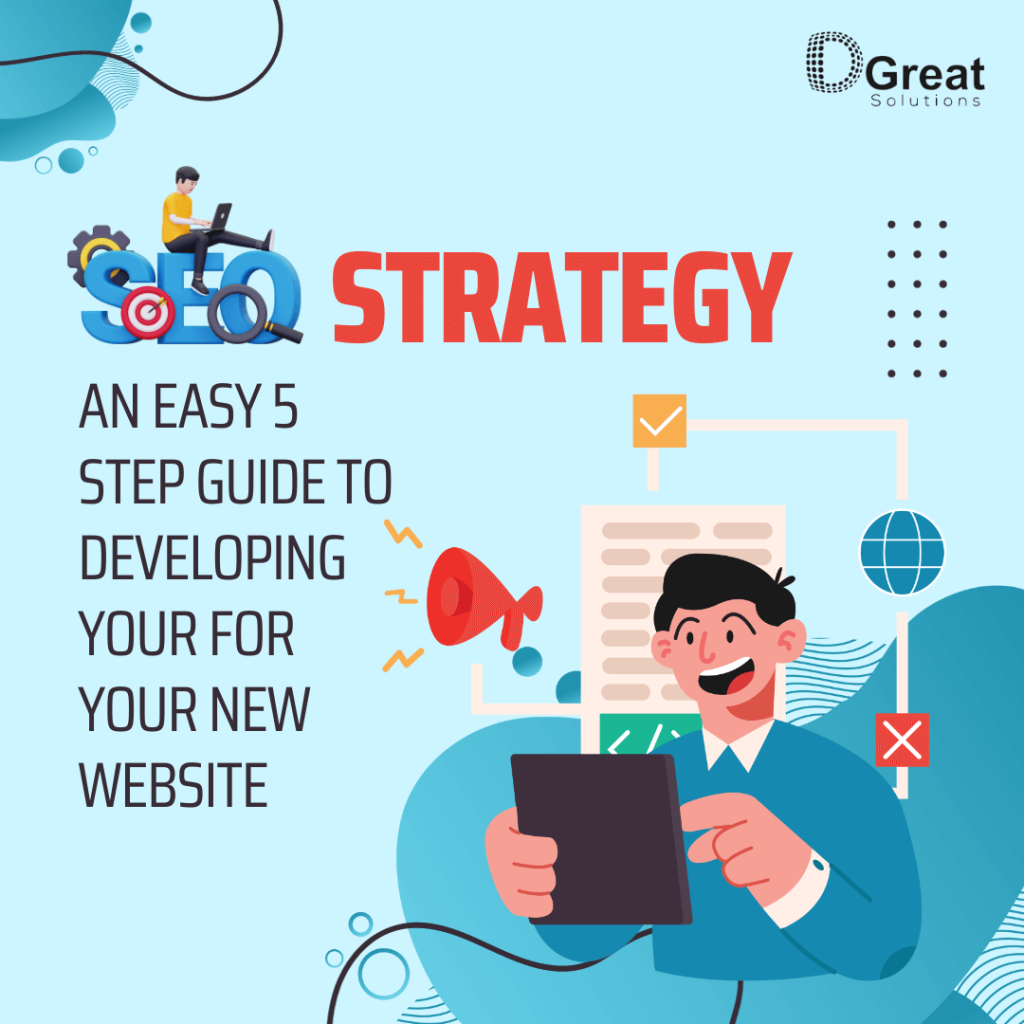 SEO Strategy | An easy 5 step guide to developing your for your new website